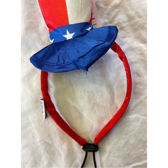 Uncle Sam 4th of July Hat for Large Dogs - Picture 6 of 7
